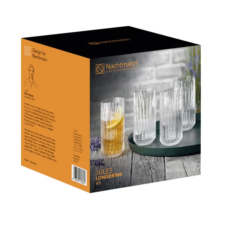 Jules long drink 4-pack, Clear Nachtmann