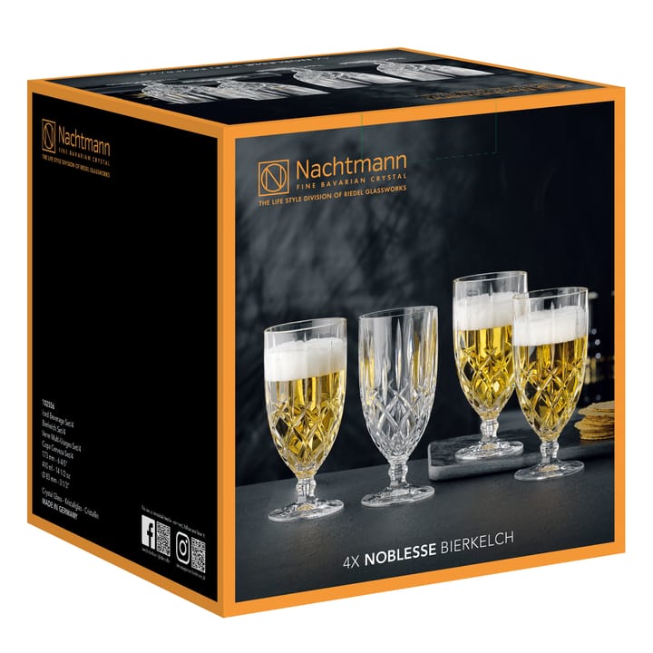 Noblesse beer glass 42,5 cl 4-pack, clear Nachtmann