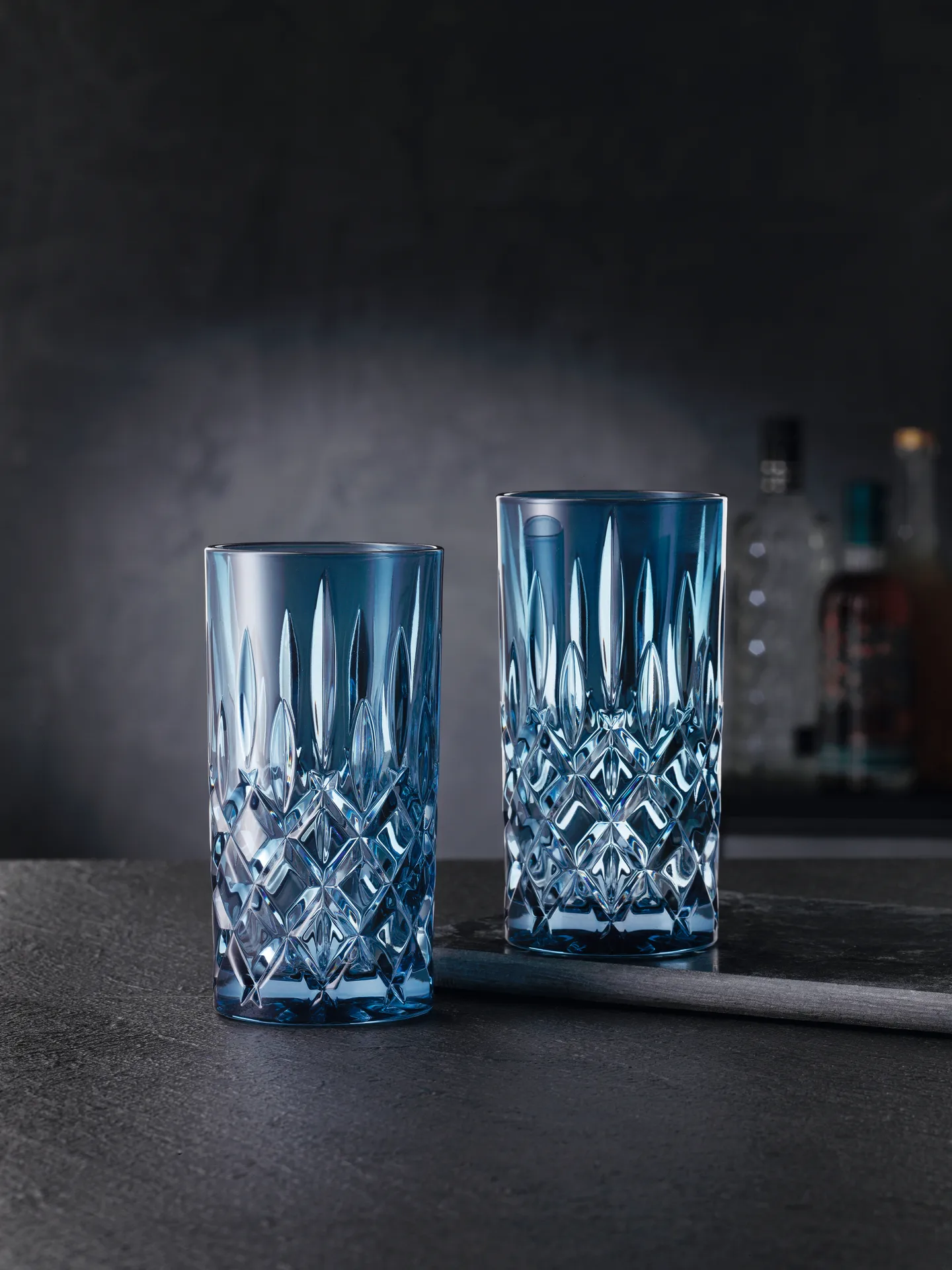 Noblesse Longdrink glass 39.5 cl 2-pack, Vintage blue Nachtmann