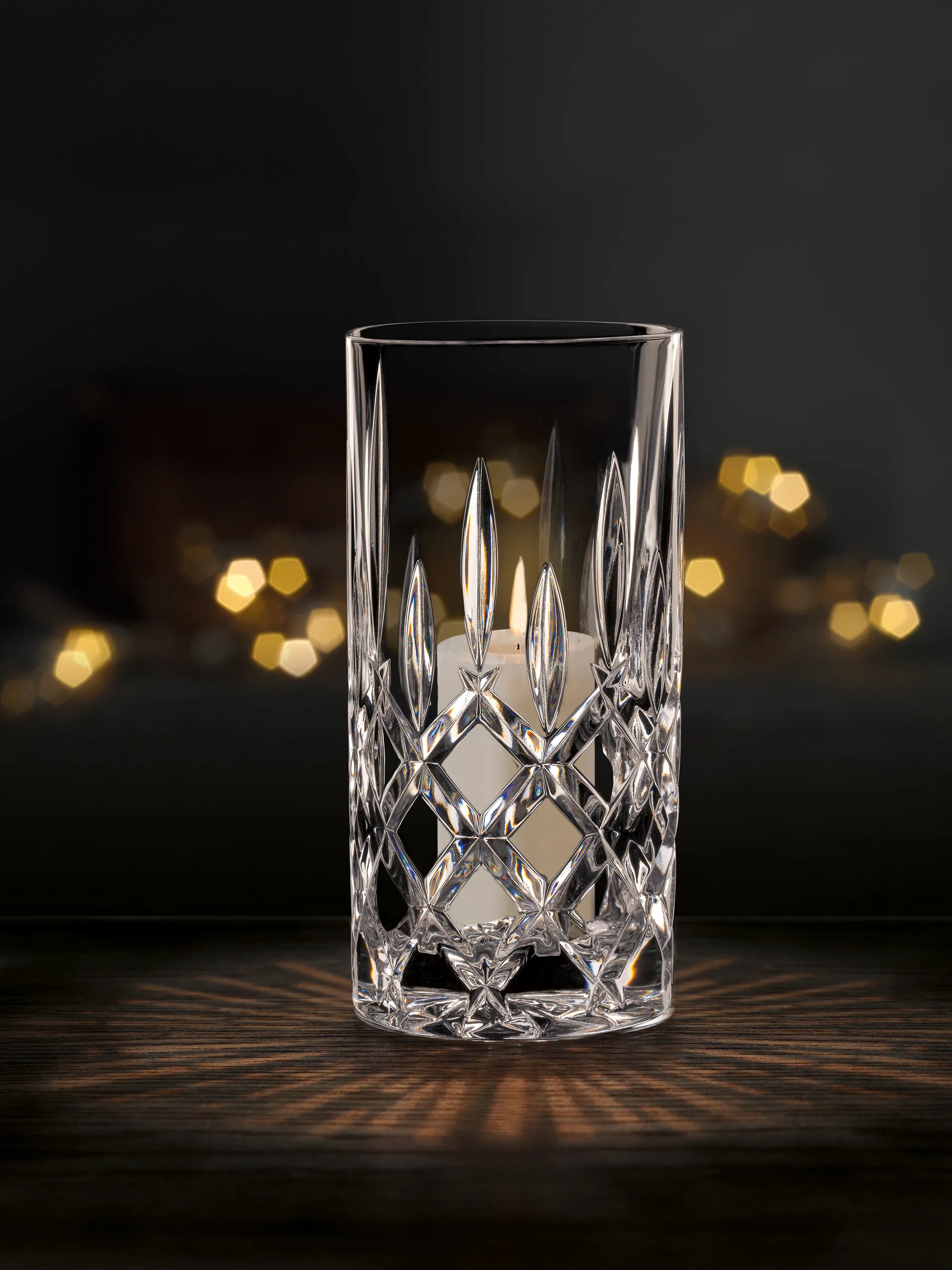 Noblesse vase, Crystal glass, 28 cm Nachtmann