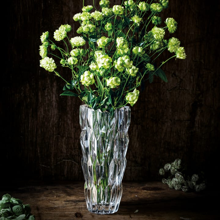Quartz vase 26 cm, clear Nachtmann