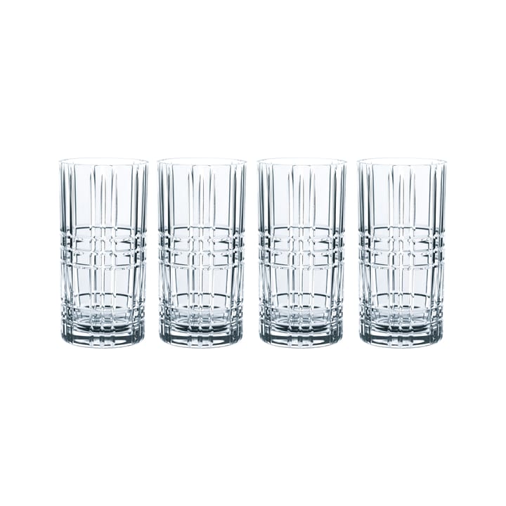 Square long drink glass 4-pack - 44 cl - Nachtmann