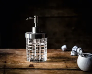 Square soap dispenser 16.5 cm - Clear - Nachtmann