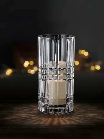 Square vase - Crystal glass, 23 cm - Nachtmann