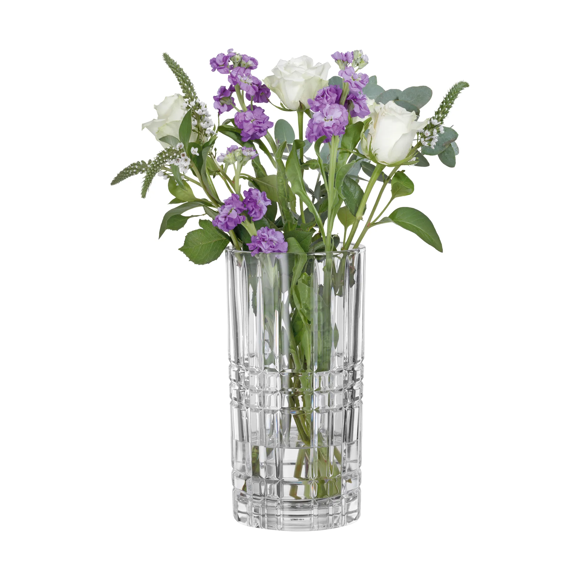 Square vase, Crystal glass, 28 cm Nachtmann