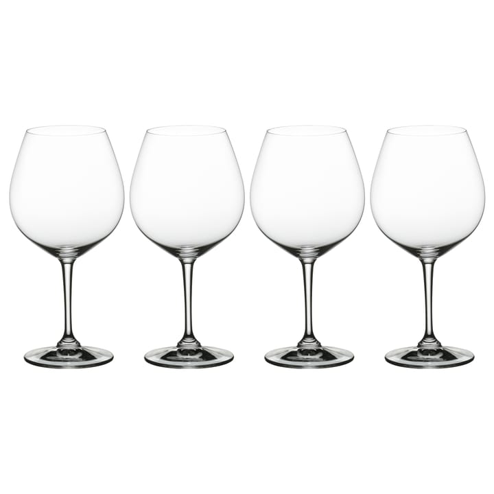 Vivino burgundy red wine glass 70 cl 4-pack - Clear - Nachtmann