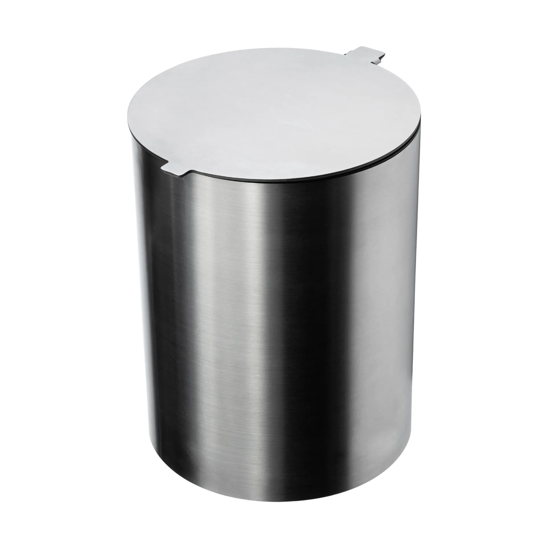 Nichba bathroom bin, Brushed stainless steel Nichba