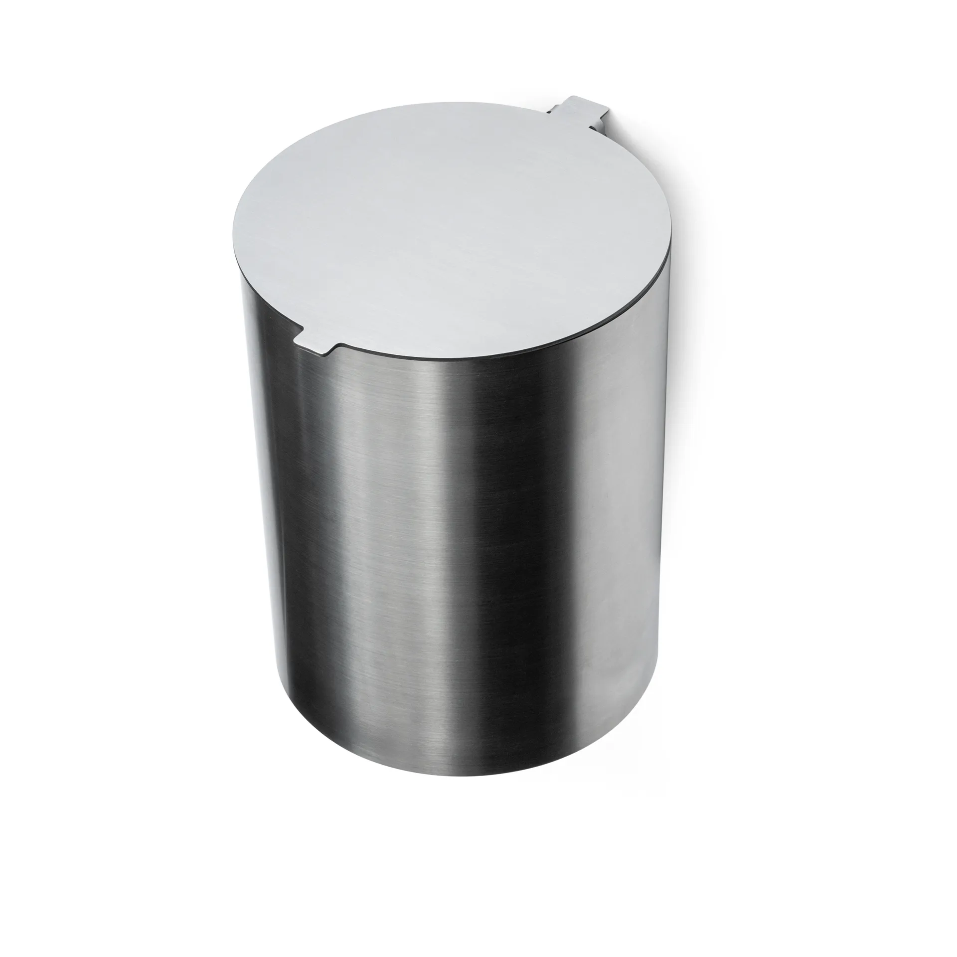 Nichba bathroom bin, Brushed stainless steel Nichba