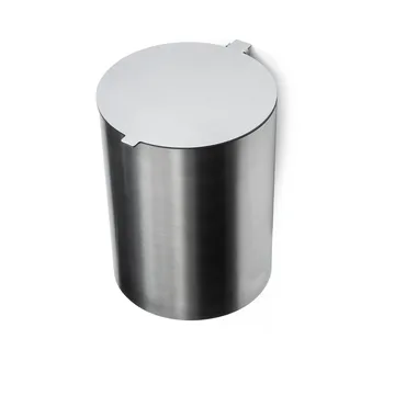Nichba bathroom bin - Brushed stainless steel - Nichba