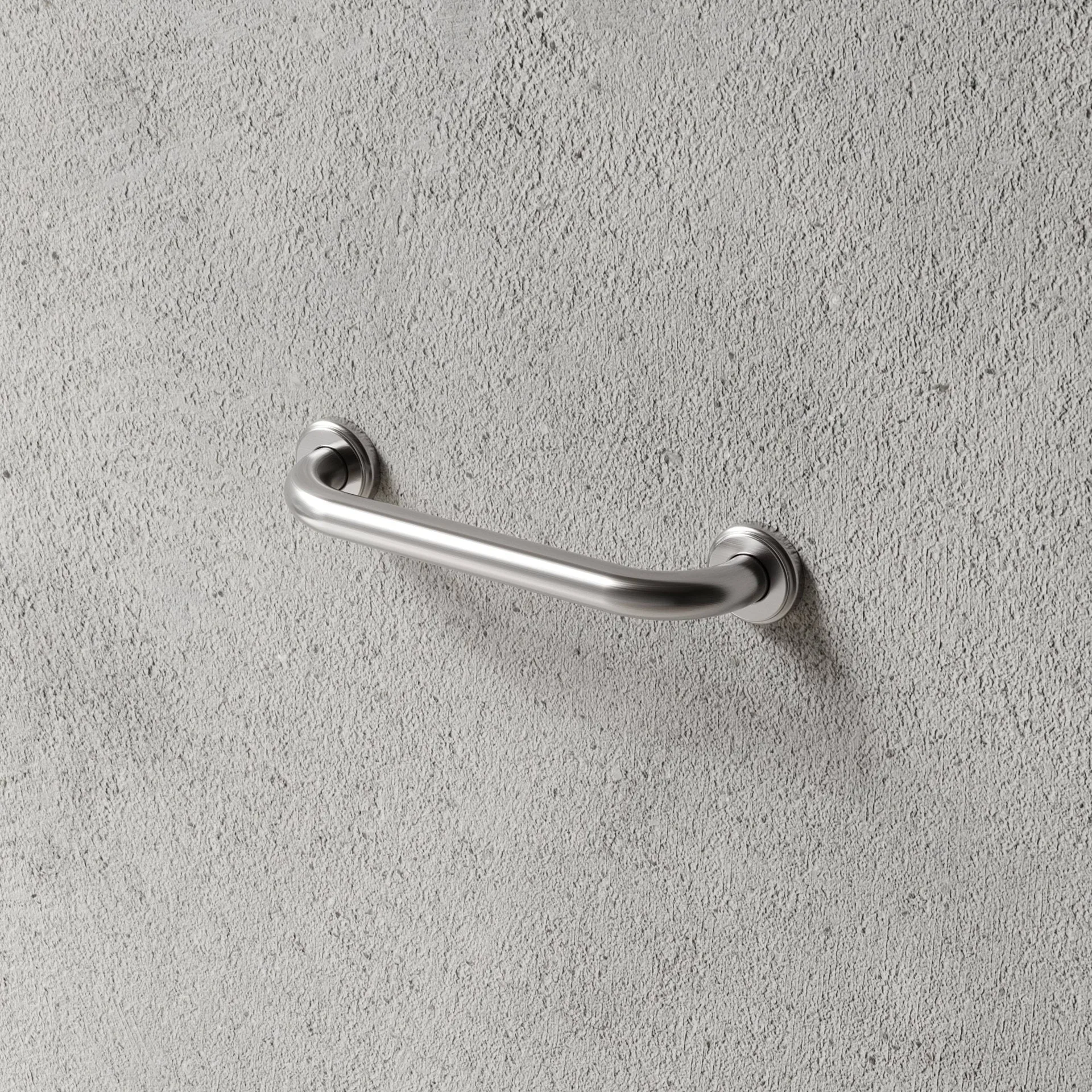 Nichba bathroom handle, Brushed stainless steel Nichba