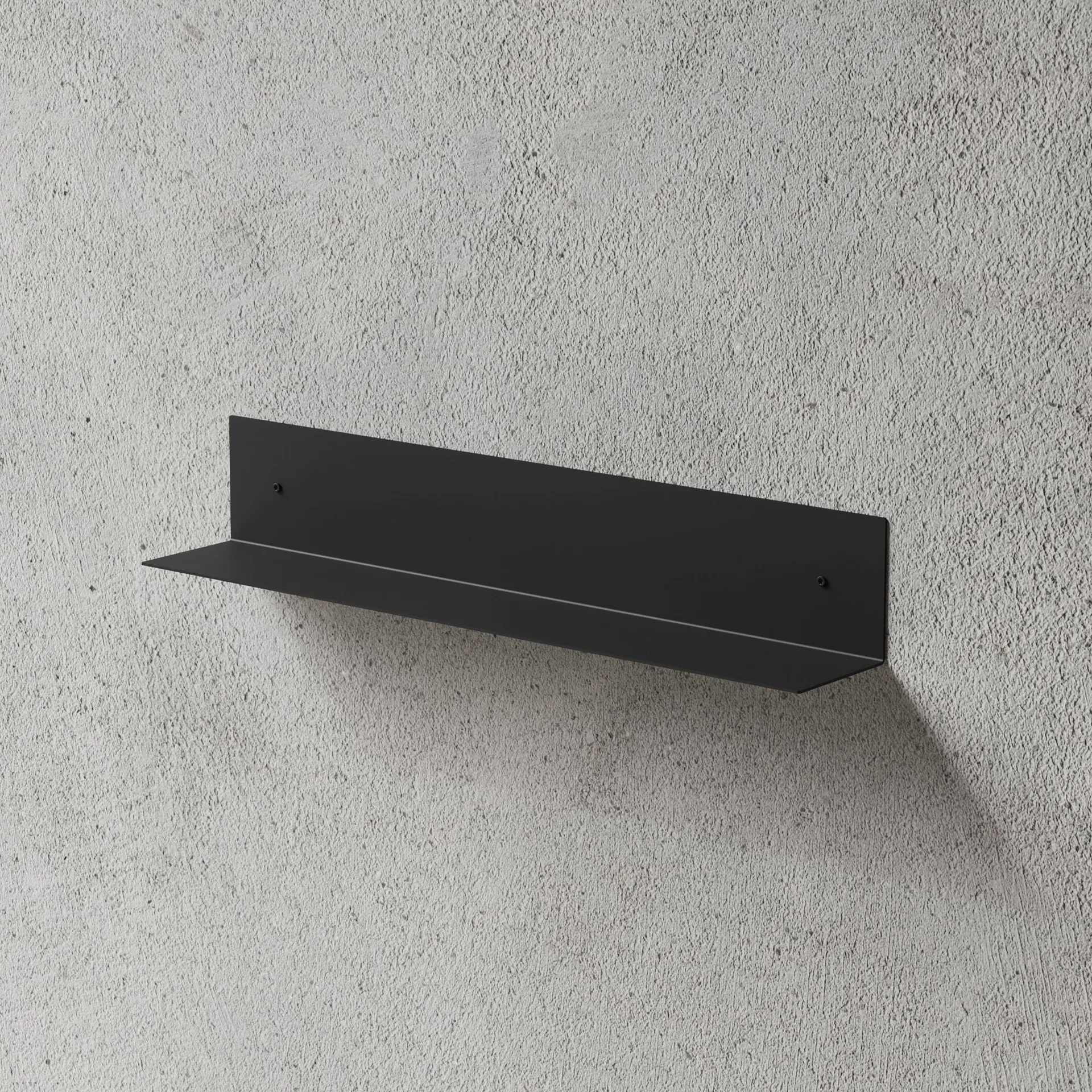 Nichba bathroom shelf, Black, 60 cm Nichba