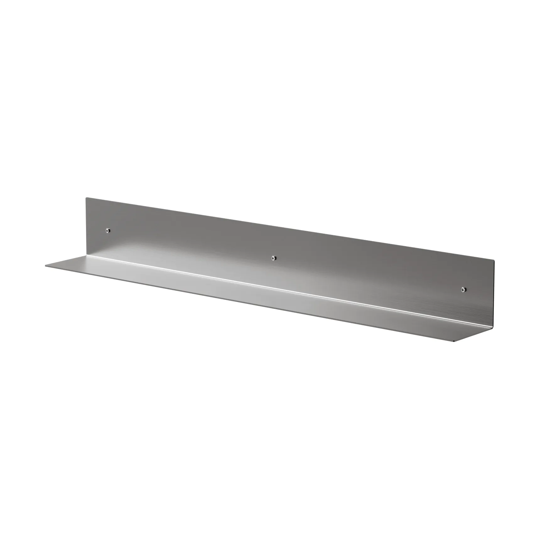 Nichba bathroom shelf, Brushed stainless steel, 80 cm Nichba