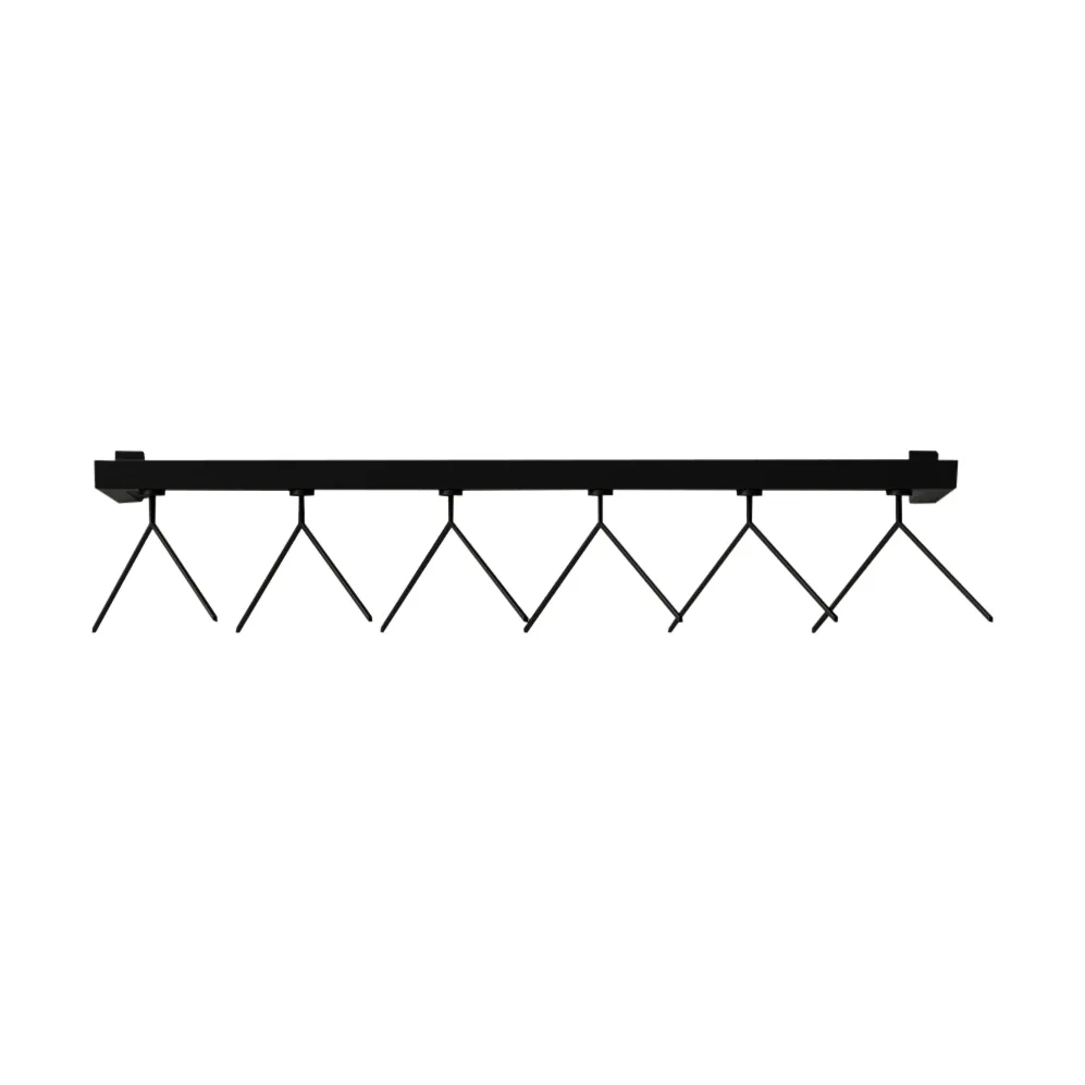 Nichba HangSys clothes hanger, Black, 100 cm Nichba