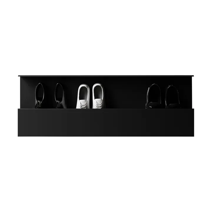 Nichba shoe shelf - Black, 100 cm - Nichba