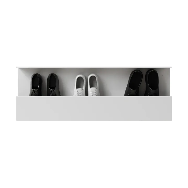 Nichba shoe shelf - White, 100 cm - Nichba