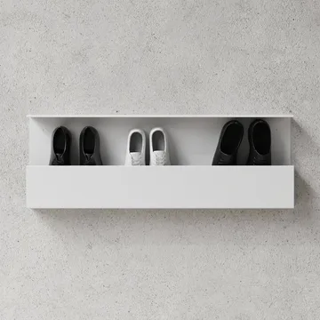 Nichba shoe shelf - White, 100 cm - Nichba