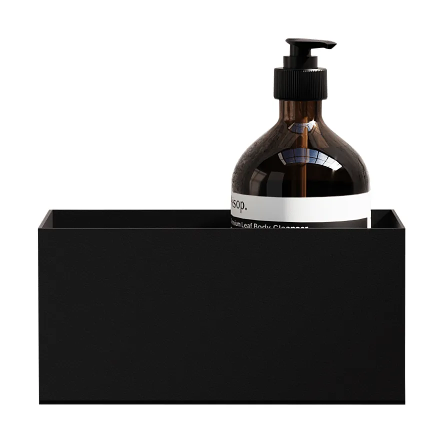 Nichba shower shelf, Black, 20 cm Nichba