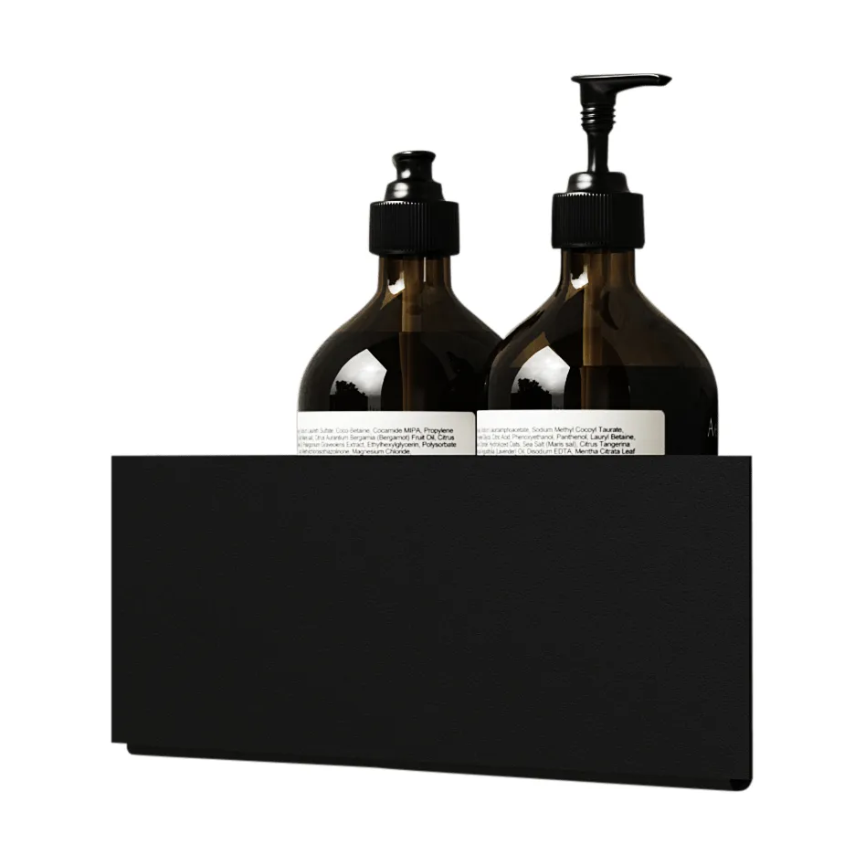 Nichba shower shelf, Black, corner Nichba