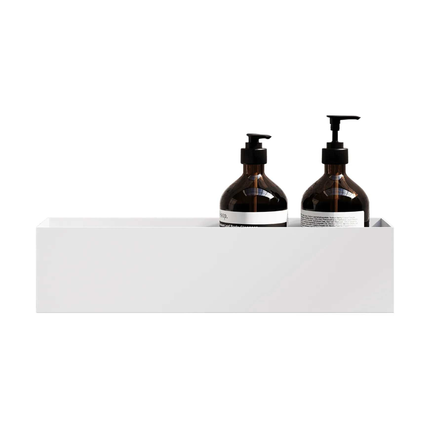 Nichba shower shelf, White, 40 cm Nichba