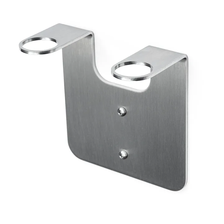Nichba soap holder - Brushed stainless steel, double - Nichba