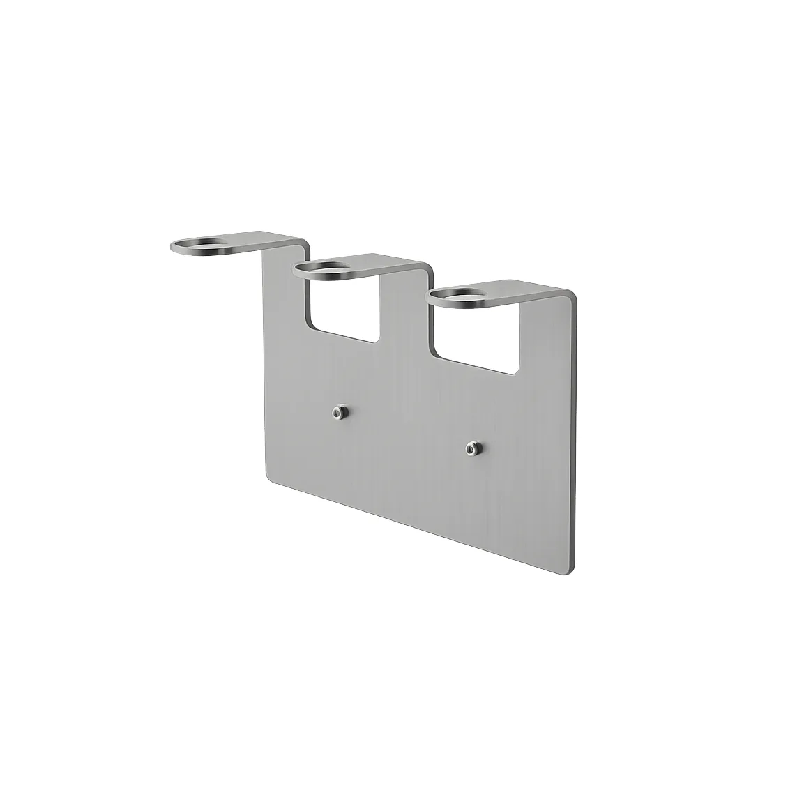 Nichba soap holder, Brushed stainless steel, triple Nichba