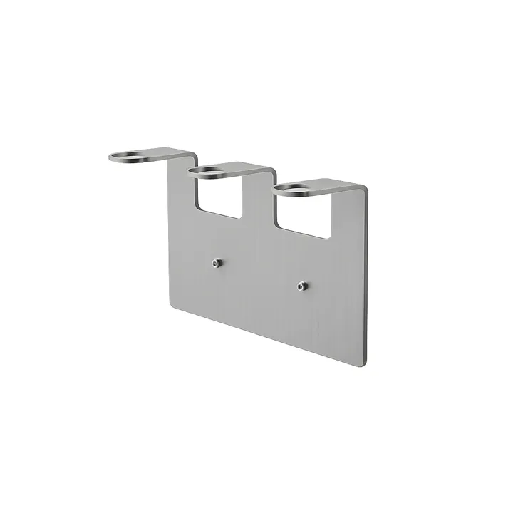 Nichba soap holder - Brushed stainless steel, triple - Nichba