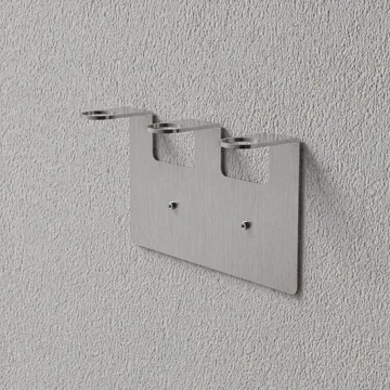 Nichba soap holder - Brushed stainless steel, triple - Nichba