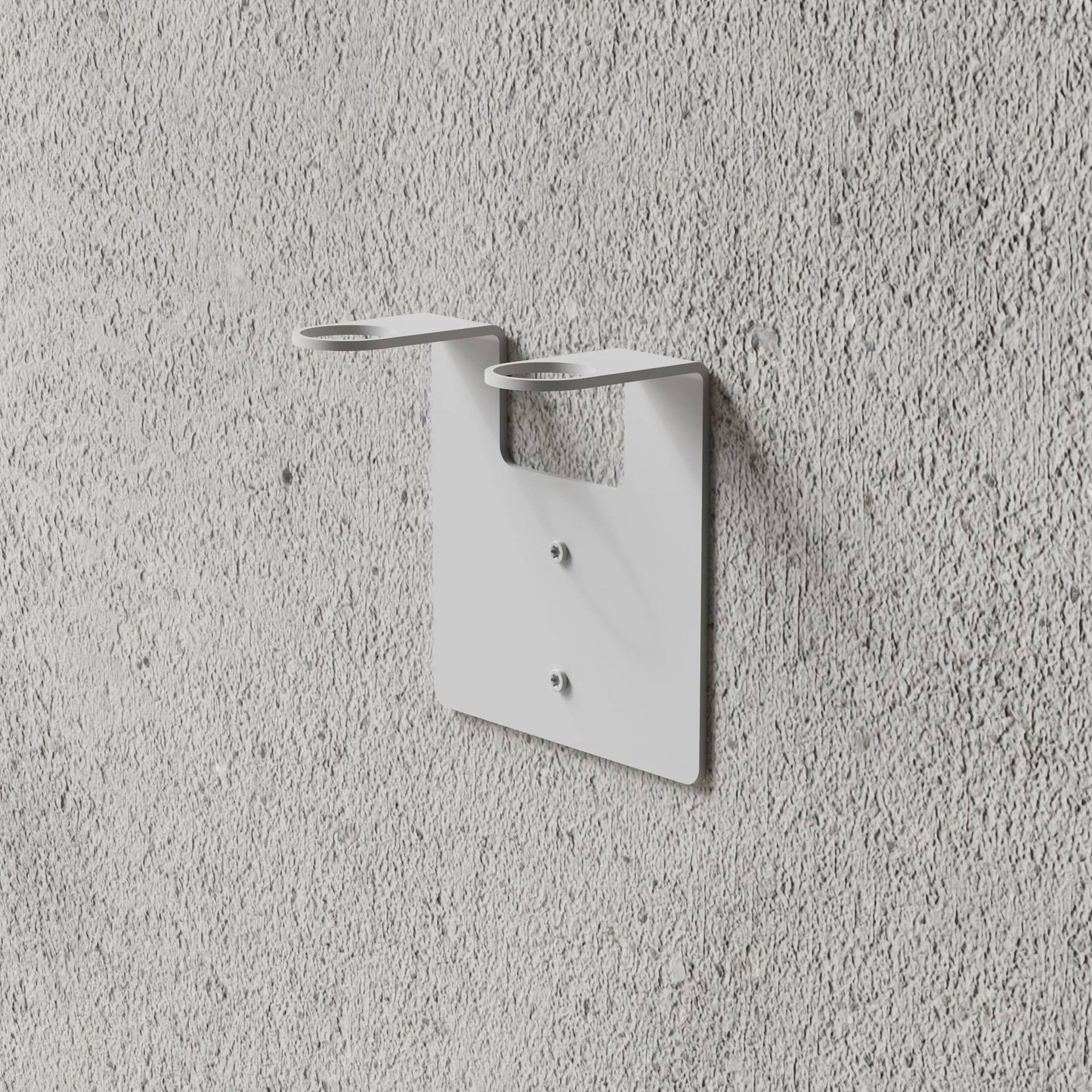 Nichba soap holder, White, double Nichba