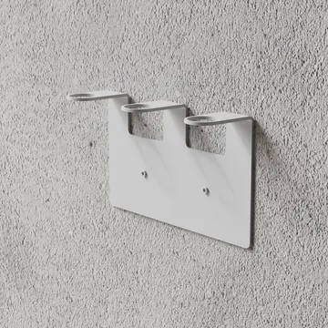 Nichba soap holder - White, triple - Nichba