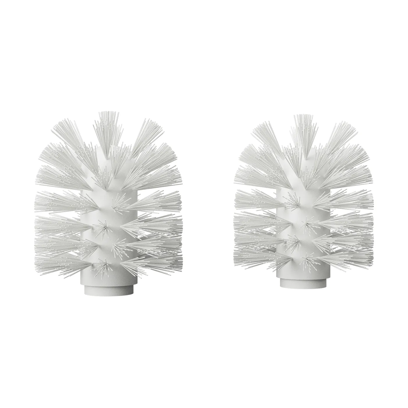 Nichba toilet brush head, White, 2-pack Nichba