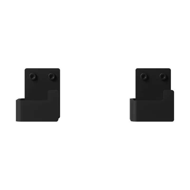 Nichba towel hook - Black, 2-pack - Nichba