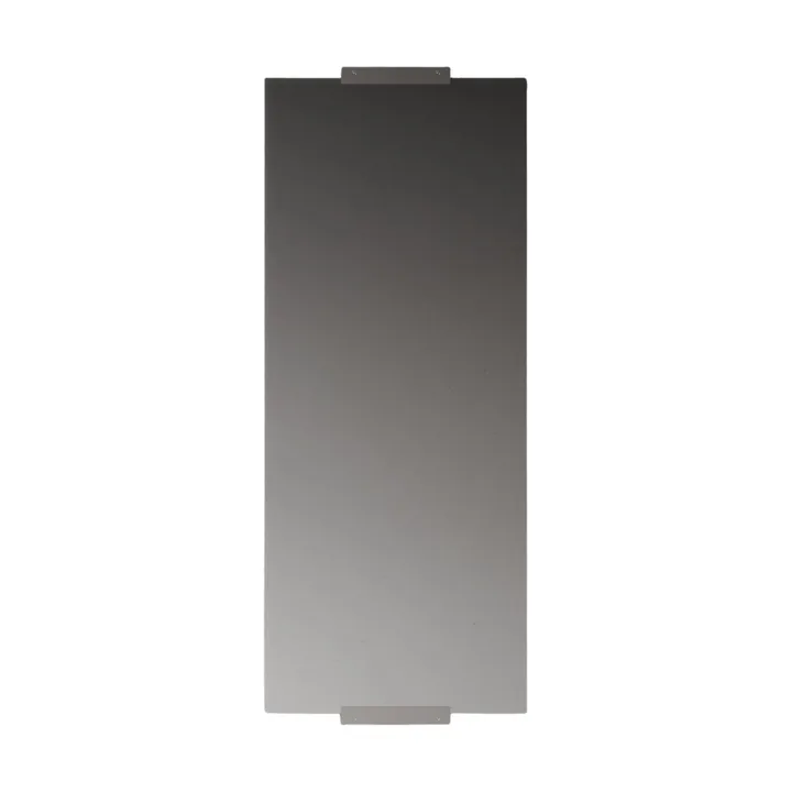 Nichba wall mirror - Brushed stainless steel, 145x60 cm - Nichba