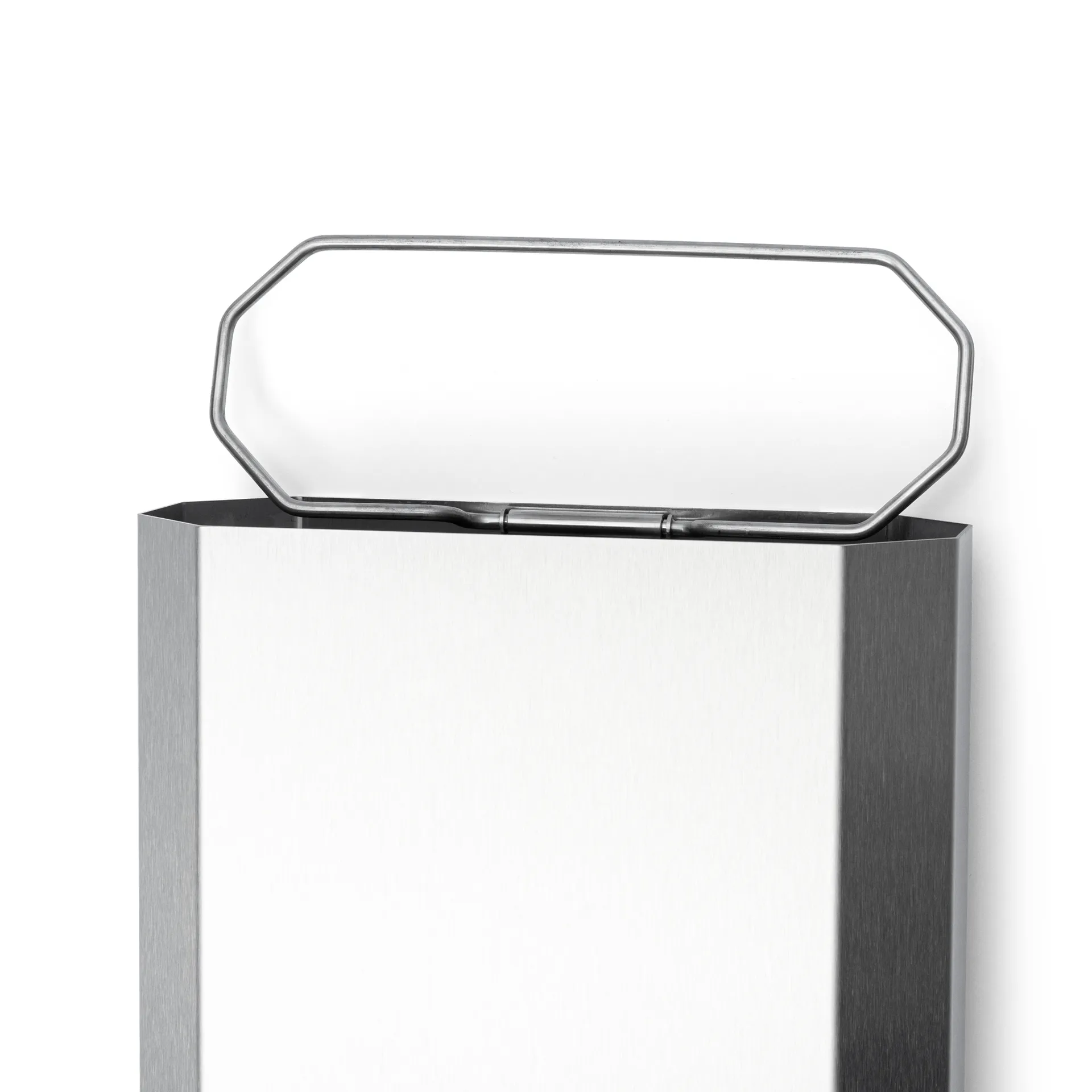Nichba waste bin, Brushed stainless steel, 12 l Nichba