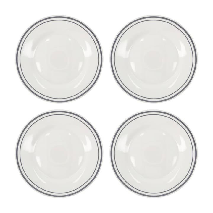 Bistro plate Ø23 cm 4-pack - grey - Nicolas Vahé