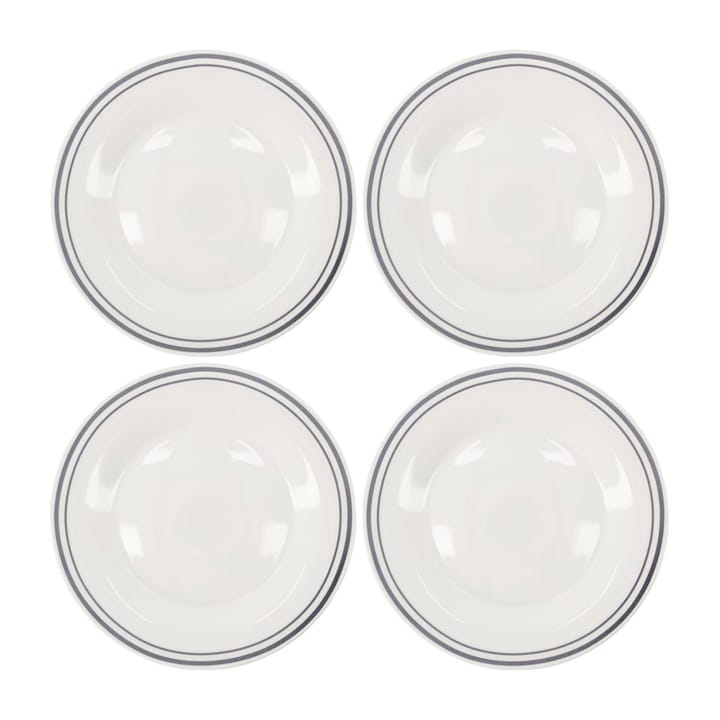 Bistro plate Ø27 cm 4-pack - grey - Nicolas Vahé