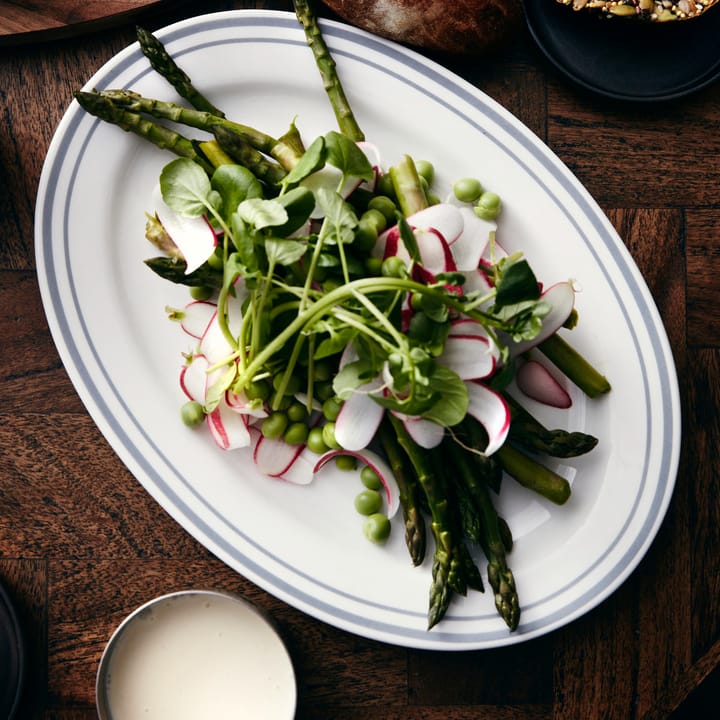 Bistro serving plate 22x29 cm, grey Nicolas Vahé