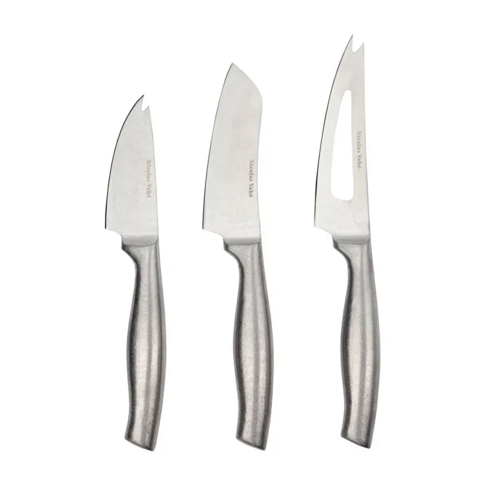 Fromage cheese knife set of 3, Stainless steel Nicolas Vahé