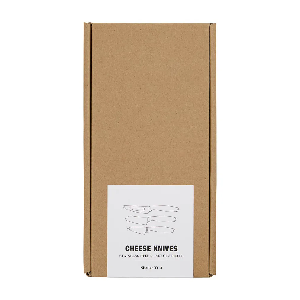 Fromage cheese knife set of 3, Stainless steel Nicolas Vahé