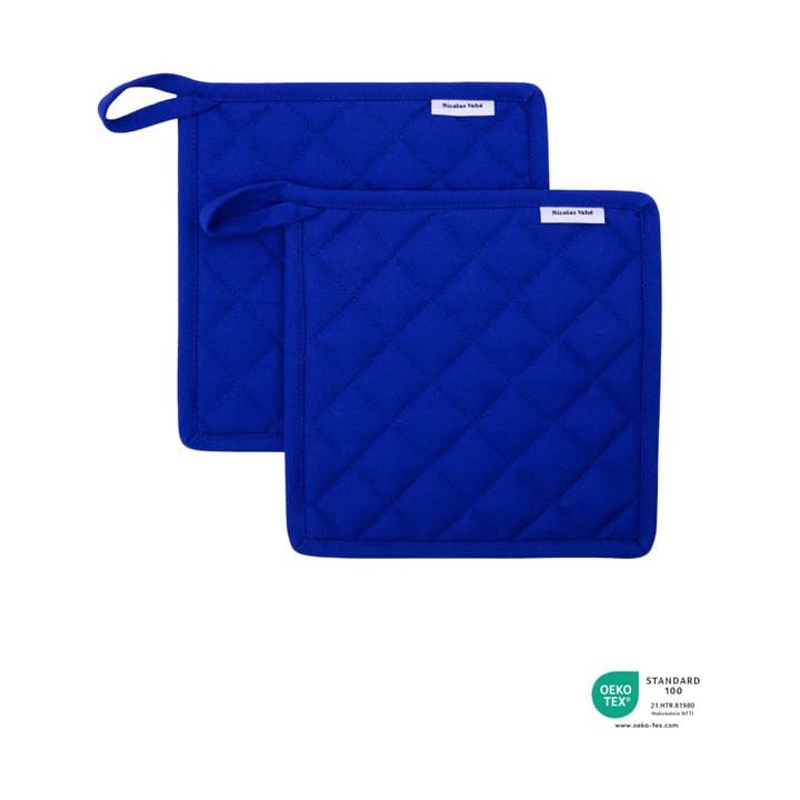 Neat potholder 2-pack, Blue Nicolas Vahé