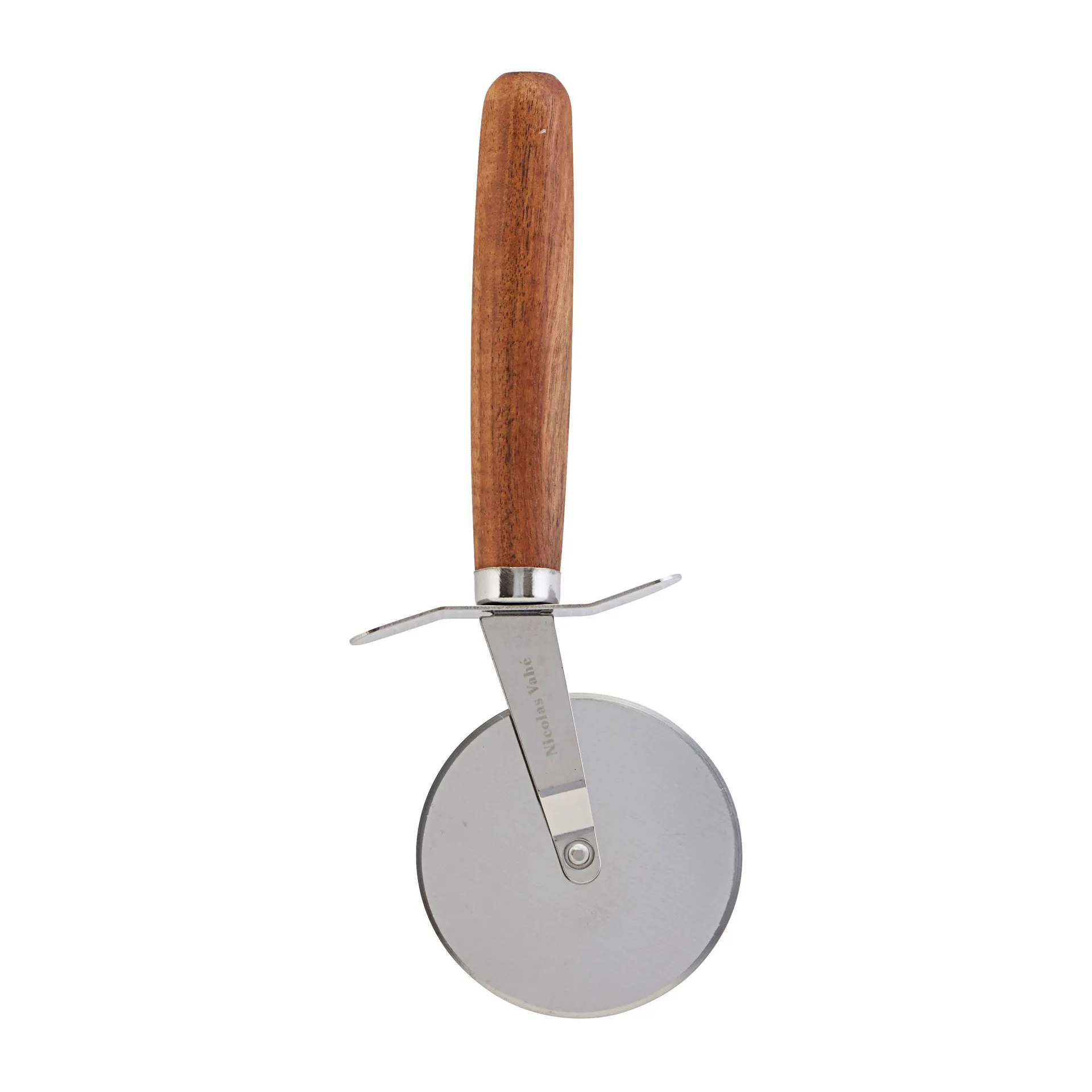 Nicolas Vahé pizza cutter, Stainless steel-acacia Nicolas Vahé