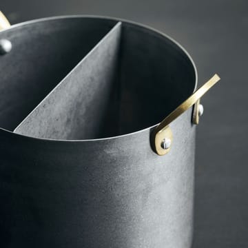 Presentation organiser Ø14 cm - Stainless steel-brass - Nicolas Vahé