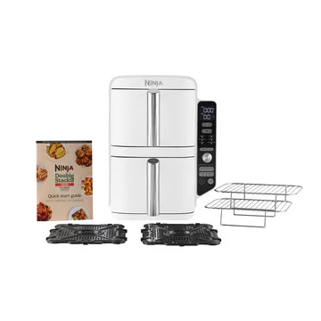 Ninja Air Fryer SL400EUWH double stack XL 2 drawers 9.5 L - White - Ninja