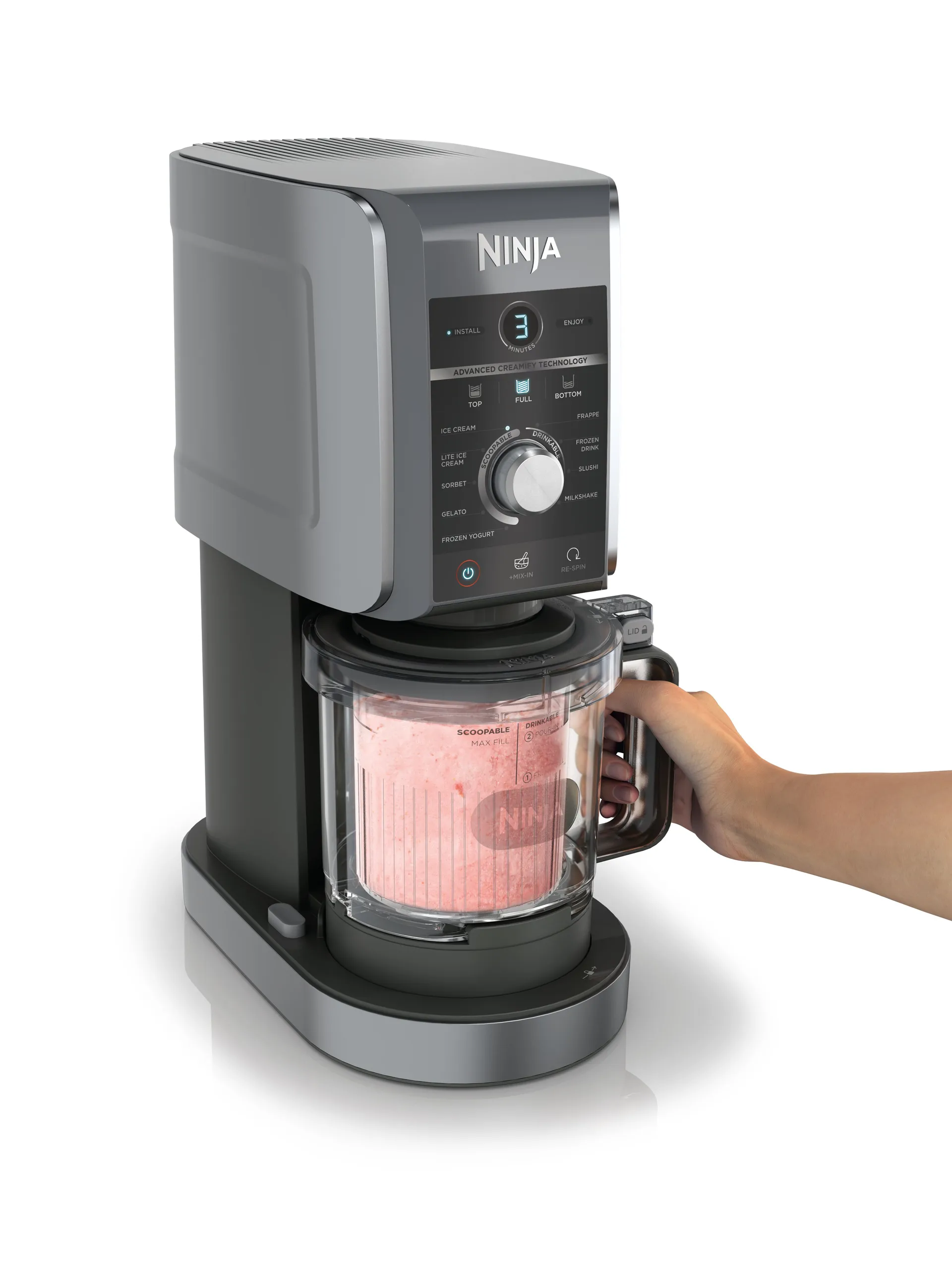 Ninja CREAMi deluxe NC502EU ice cream and dessert maker, Black Ninja