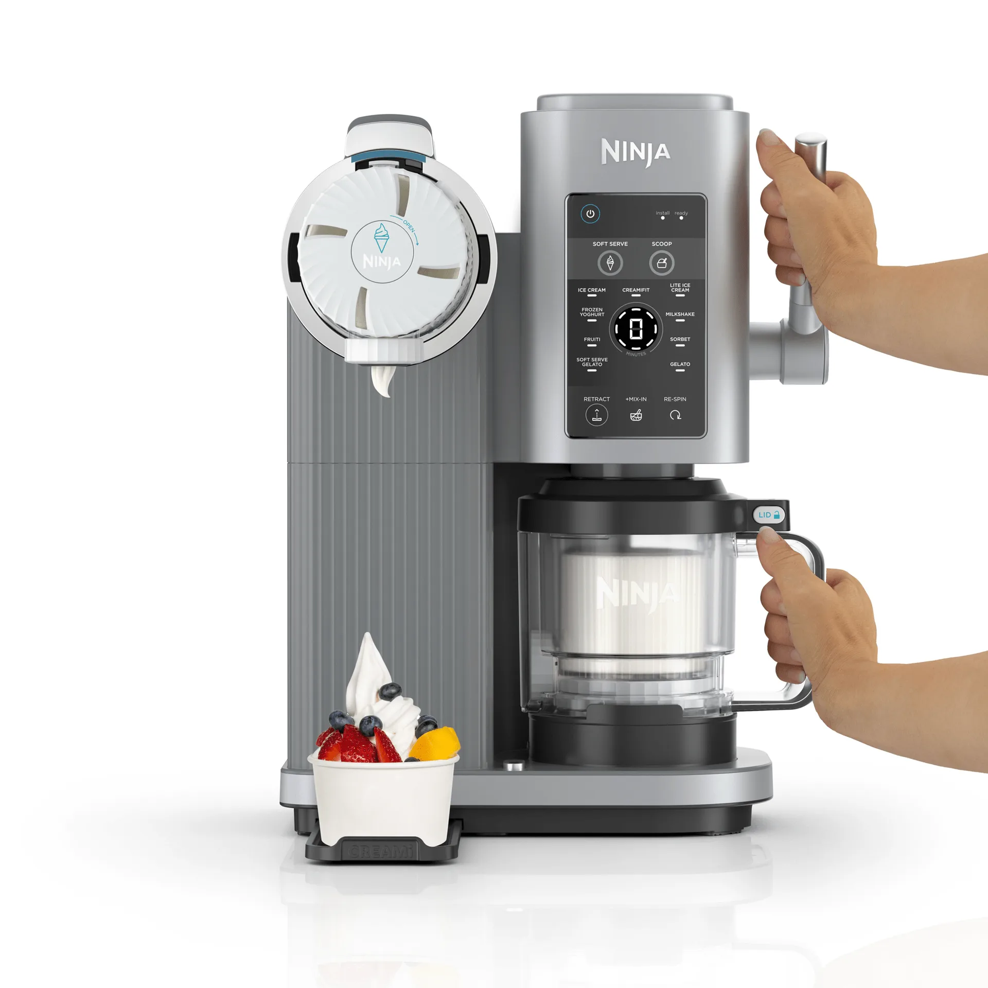 Ninja Creami Swirl ice cream and dessert maker, Black Ninja