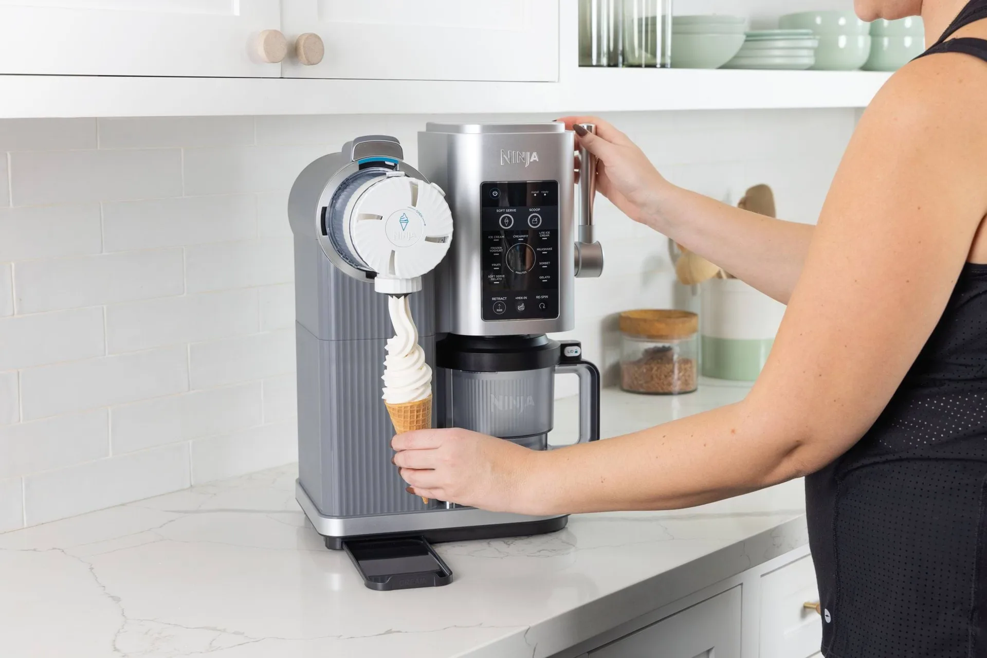 Ninja Creami Swirl ice cream and dessert maker, Black Ninja