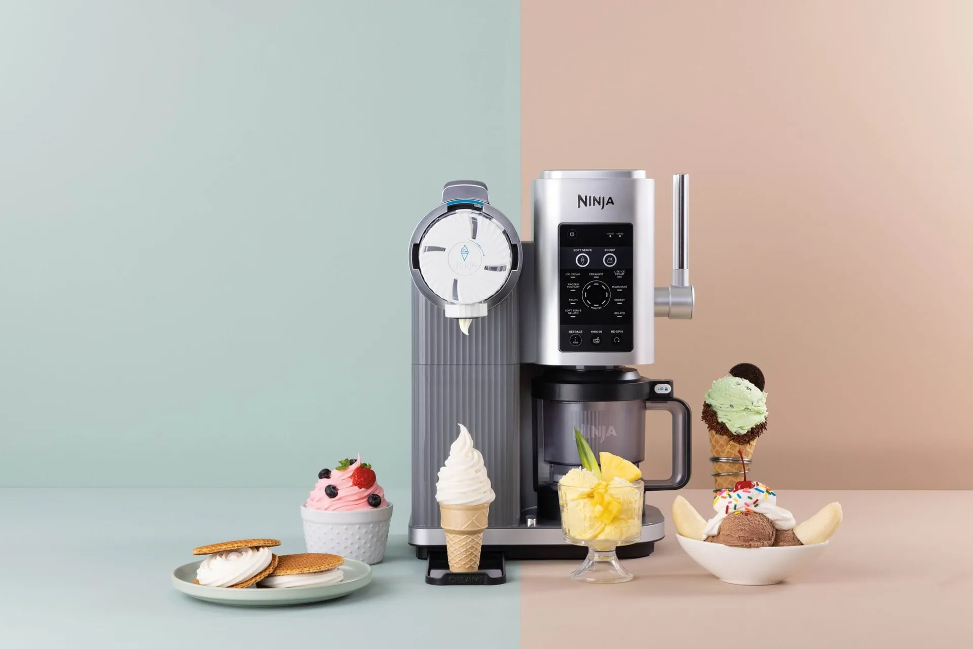 Ninja Creami Swirl ice cream and dessert maker, Black Ninja