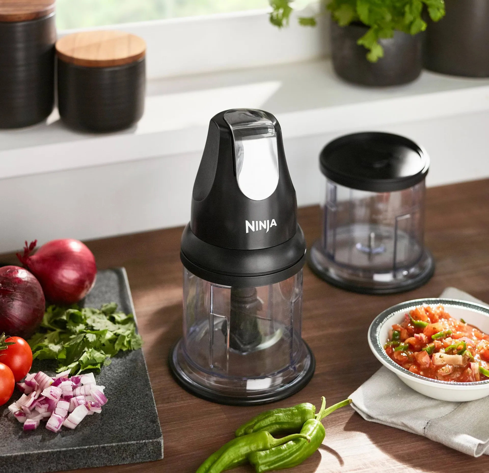 Ninja Express Chopper vegetable chopper, Black Ninja