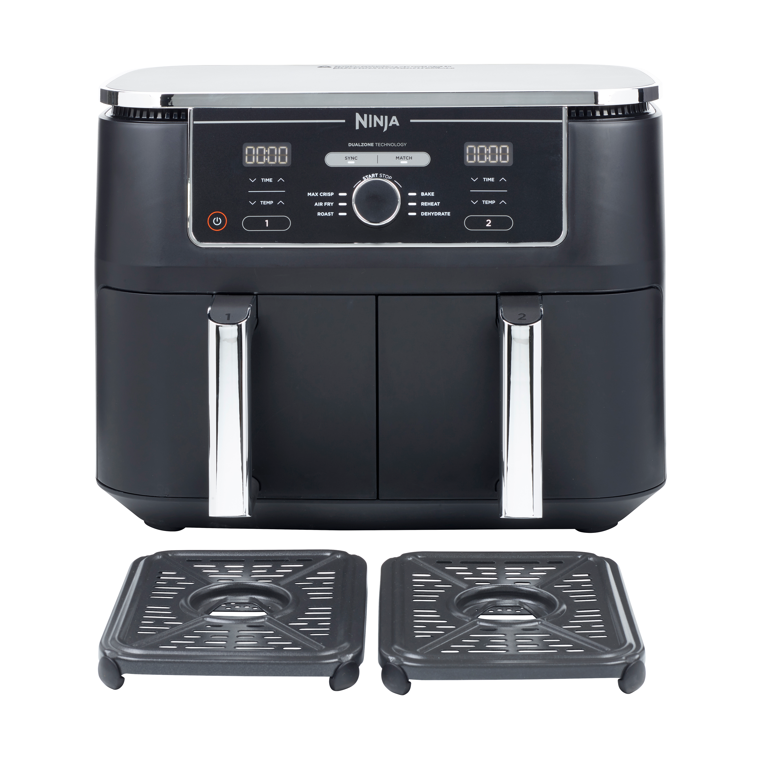 Ninja Foodi AF400 Air Fryer Max Dual Zone 9.5 L, Black Ninja Foodi AF400 Air Fryer Max Dual Zone 9.5 L, Black