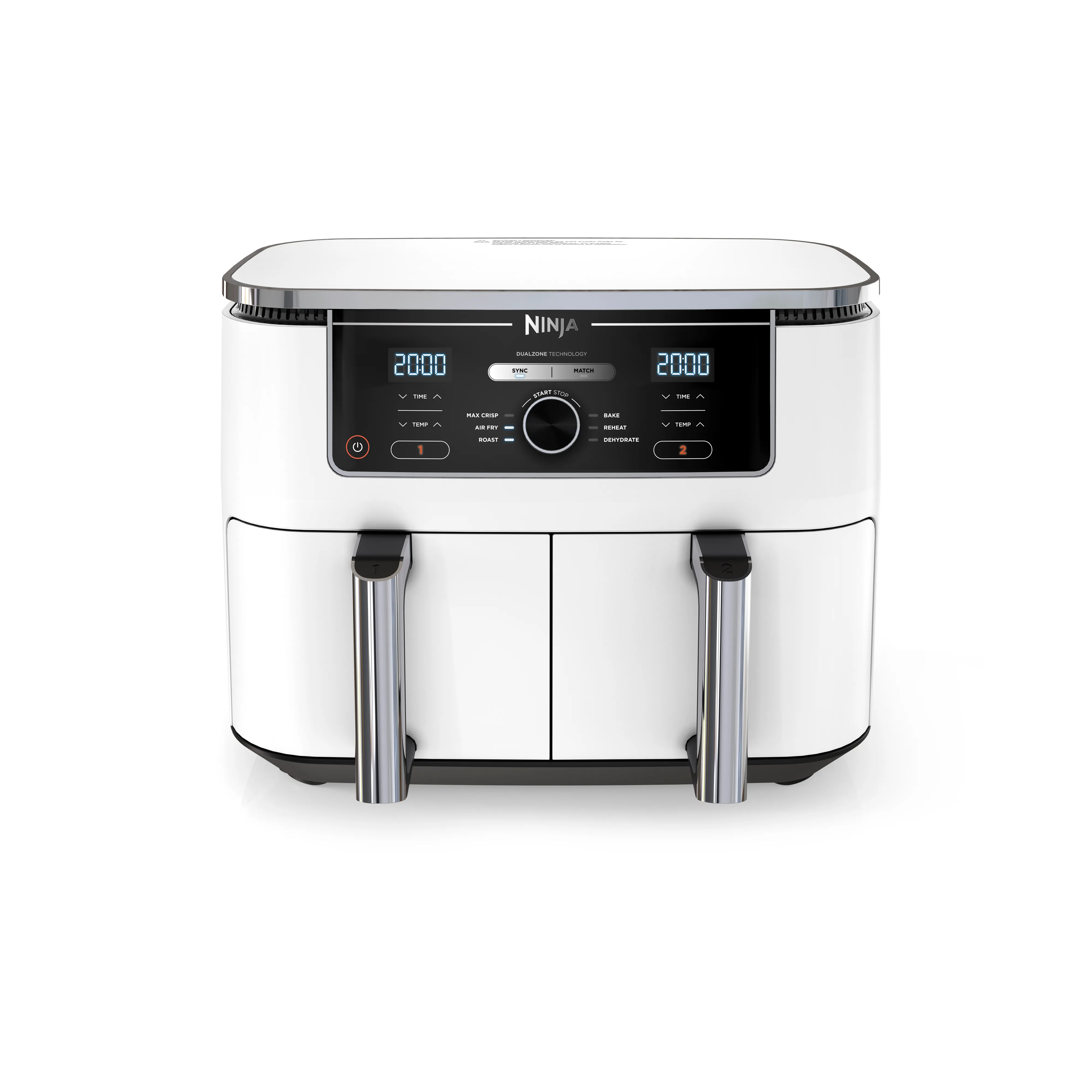 12 Stück Dual Zone Heißluftfritteusen Zubehör Set,Geeignet für Ninja Foodi AF400EU AF300EU 7,6 l