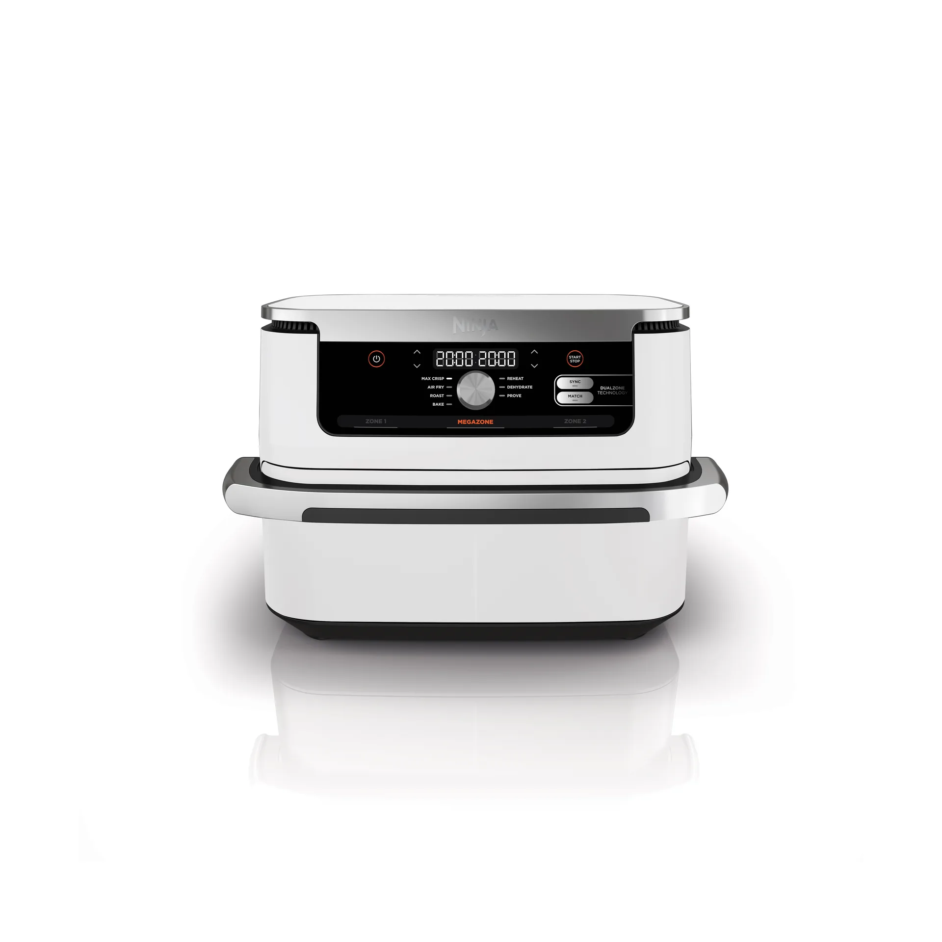 Ninja Foodi Air Fryer AF500EUWH FlexDrawer 10.4 L, White Ninja